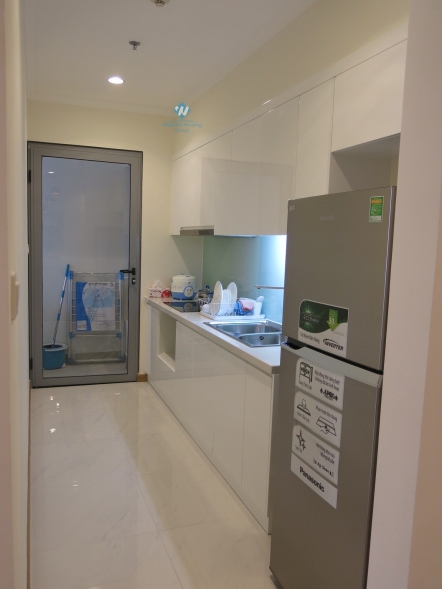 Two bedrooms with very large balcony for rent in Vinhomes Nguyen Chi Thanh, Ha Noi